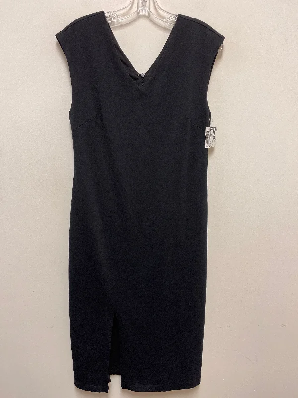 Dress Casual Midi By Tahari By Arthur Levine In Black, Size: S