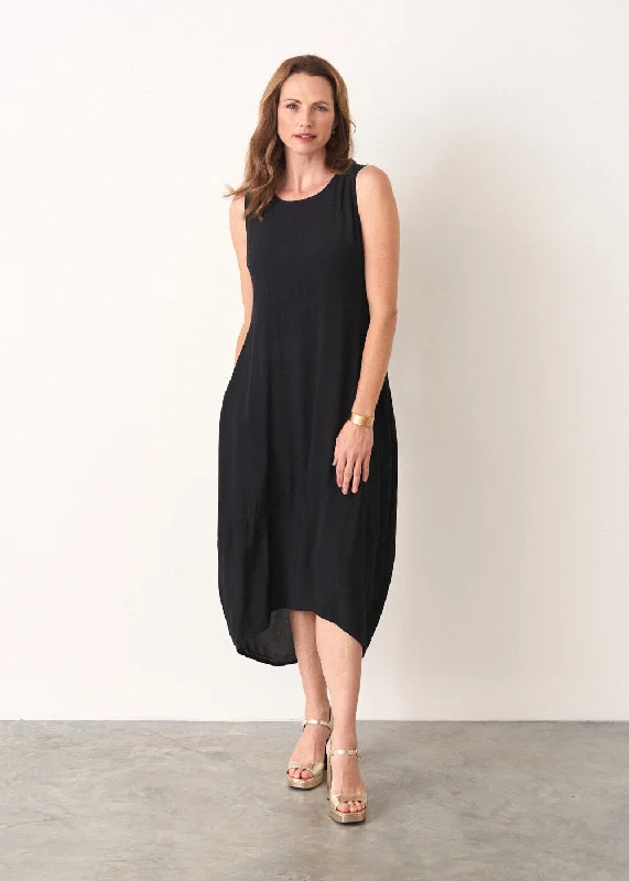 PEARL SLEEVELESS COCOON DRESS