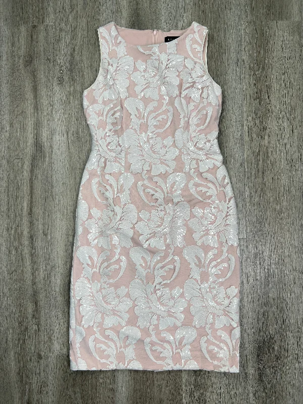 Pink & White Dress Party Short Ivanka Trump, Size Xs