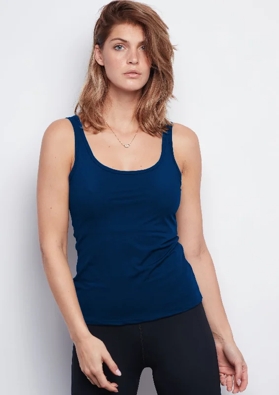 Navy Sculpt Tank