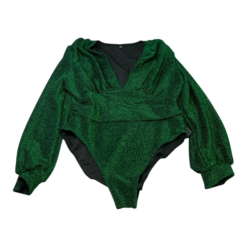 Bodysuit By Shein In Green, Size: 2x