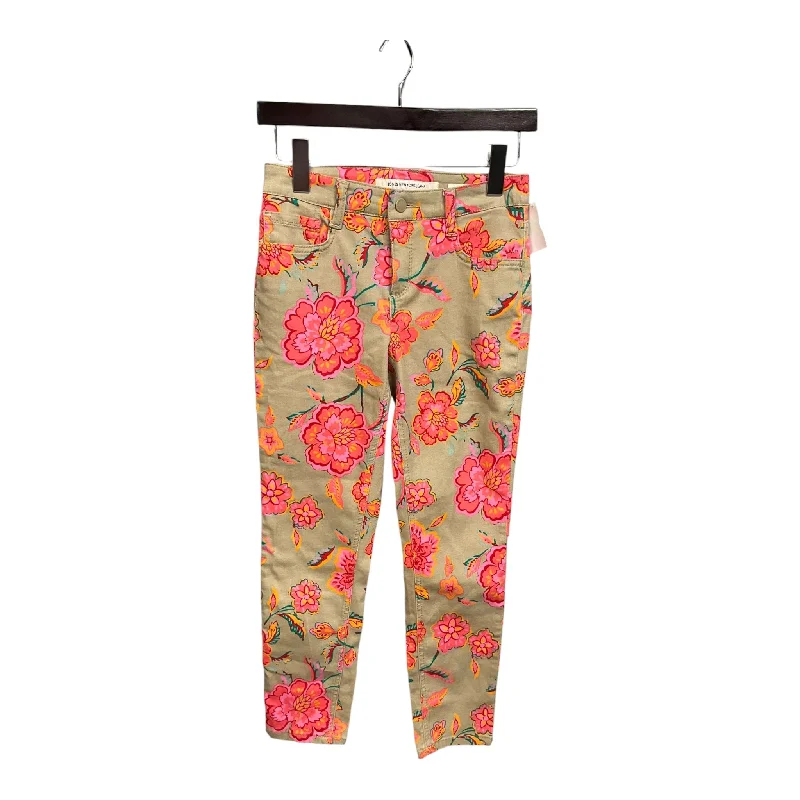 Jeans Skinny By Jones New York In Floral Print, Size: 2p